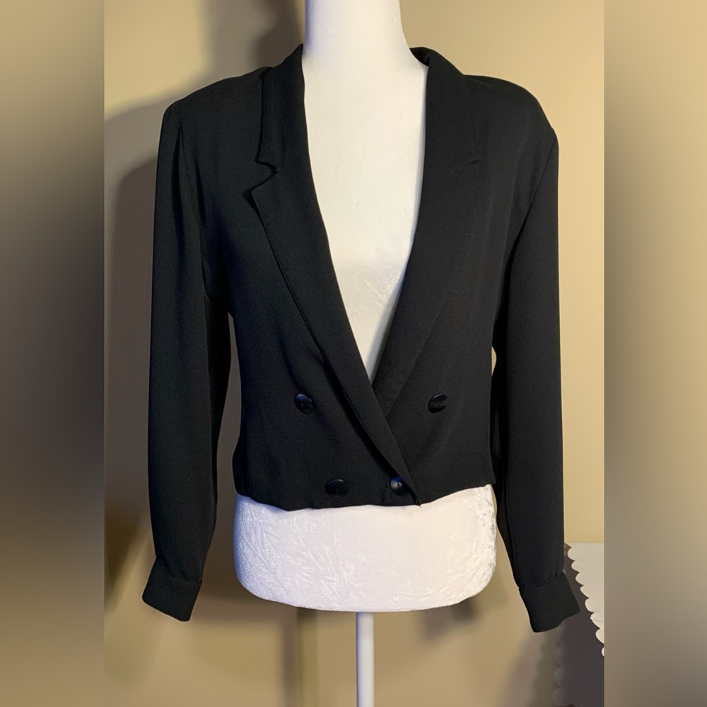 EUC Jacket/Blouse: Bolero-Style, Lightweight, Vintage Campus Casuals